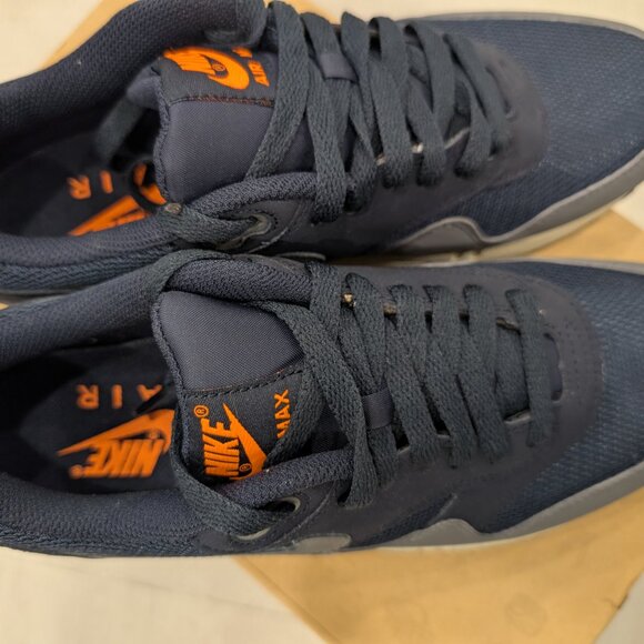 Nike Air Max 1 Essential Dark Obsidian Grey 2012 Size 8 Brand New 537383-420 - Picture 2 of 11